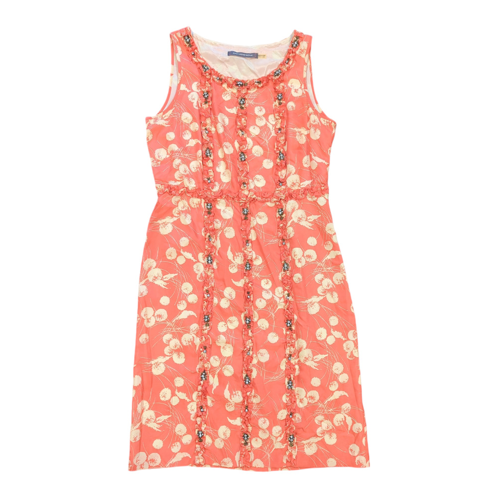 Boden Limited Edition Pink 100% Silk Dress Sleeveless Lined Sz US 8